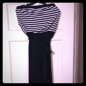 White House Black Market Strapless Pant Suit